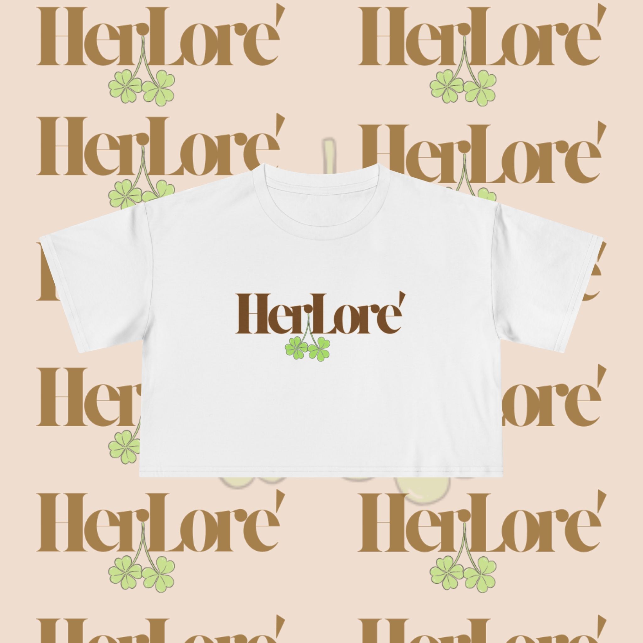 The HerLore' Signature Crop Tee