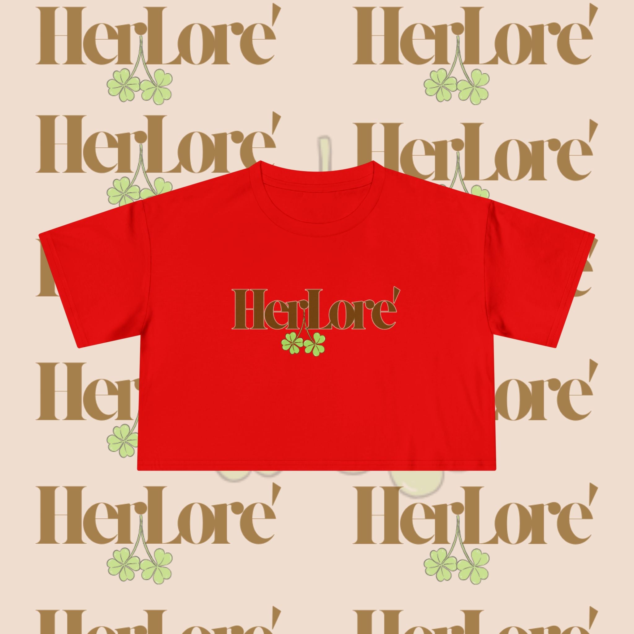 The HerLore' Signature Crop Tee