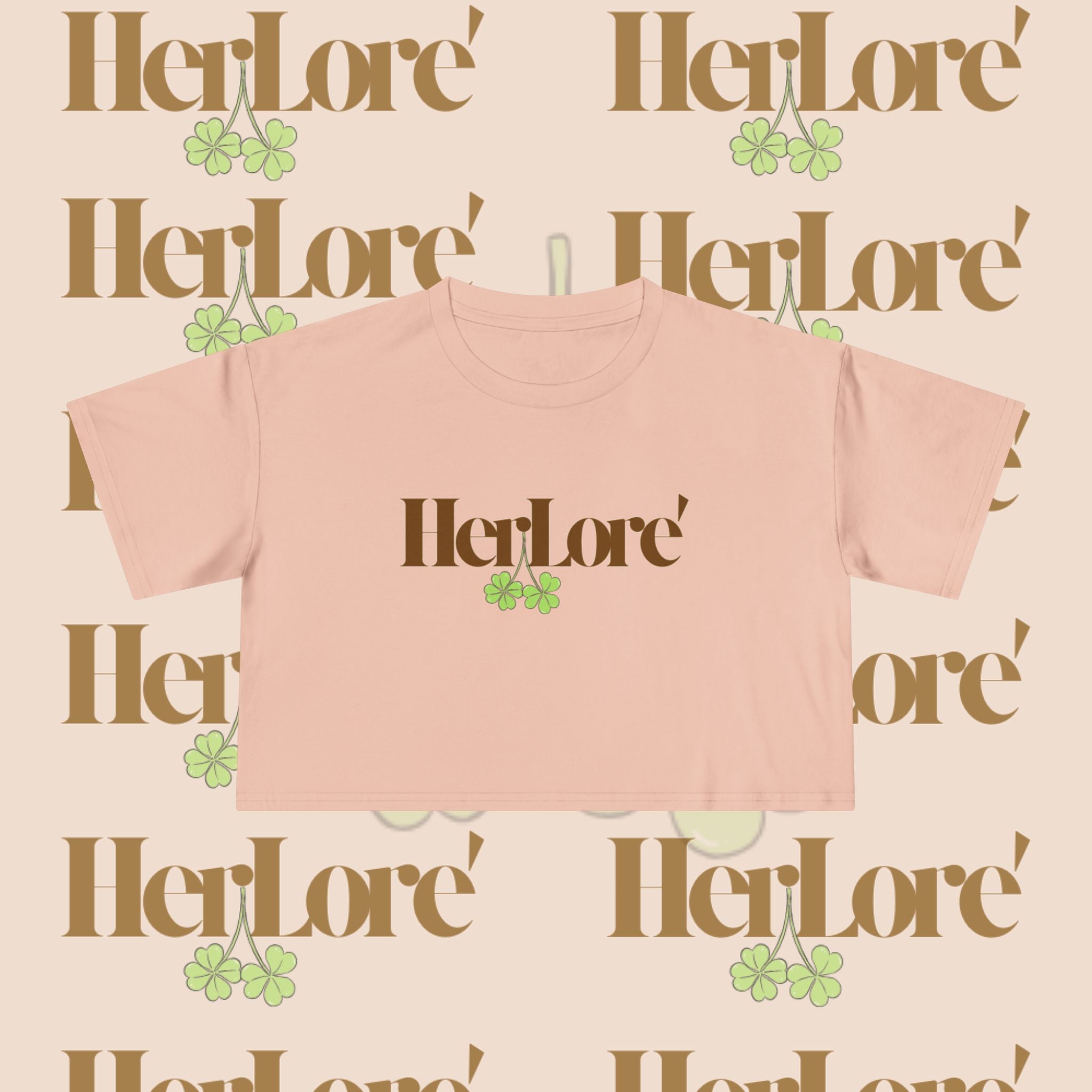 The HerLore' Signature Crop Tee