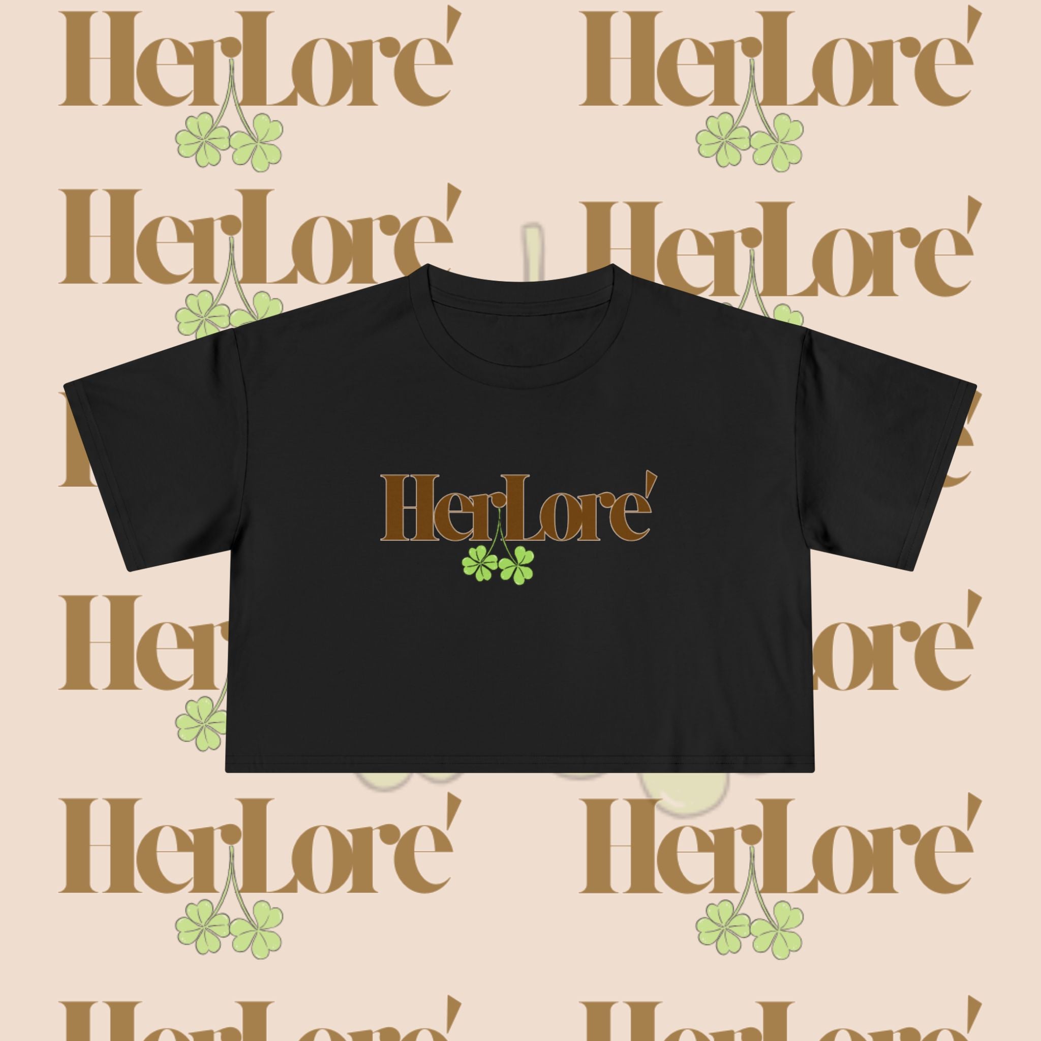 The HerLore' Signature Crop Tee