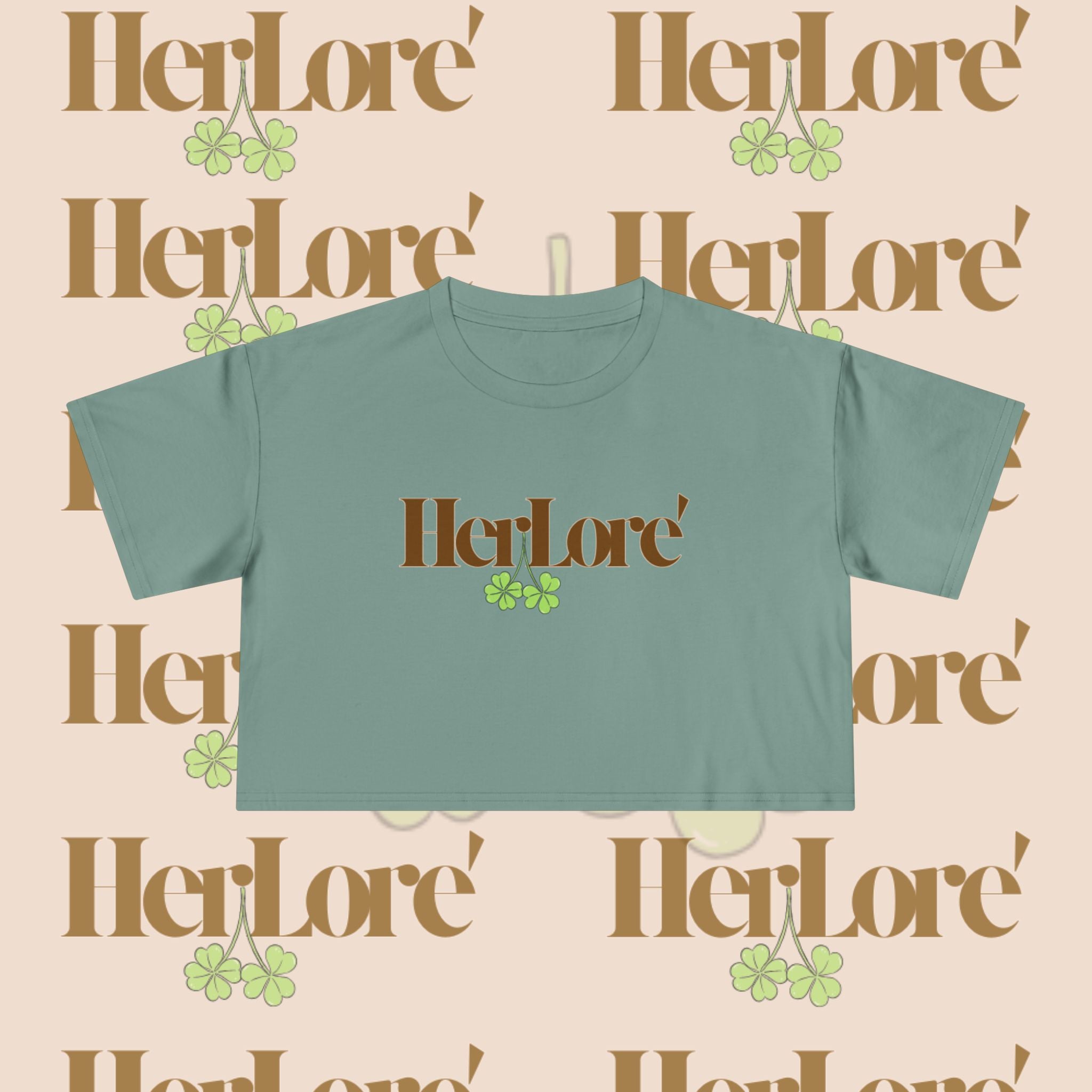 The HerLore' Signature Crop Tee