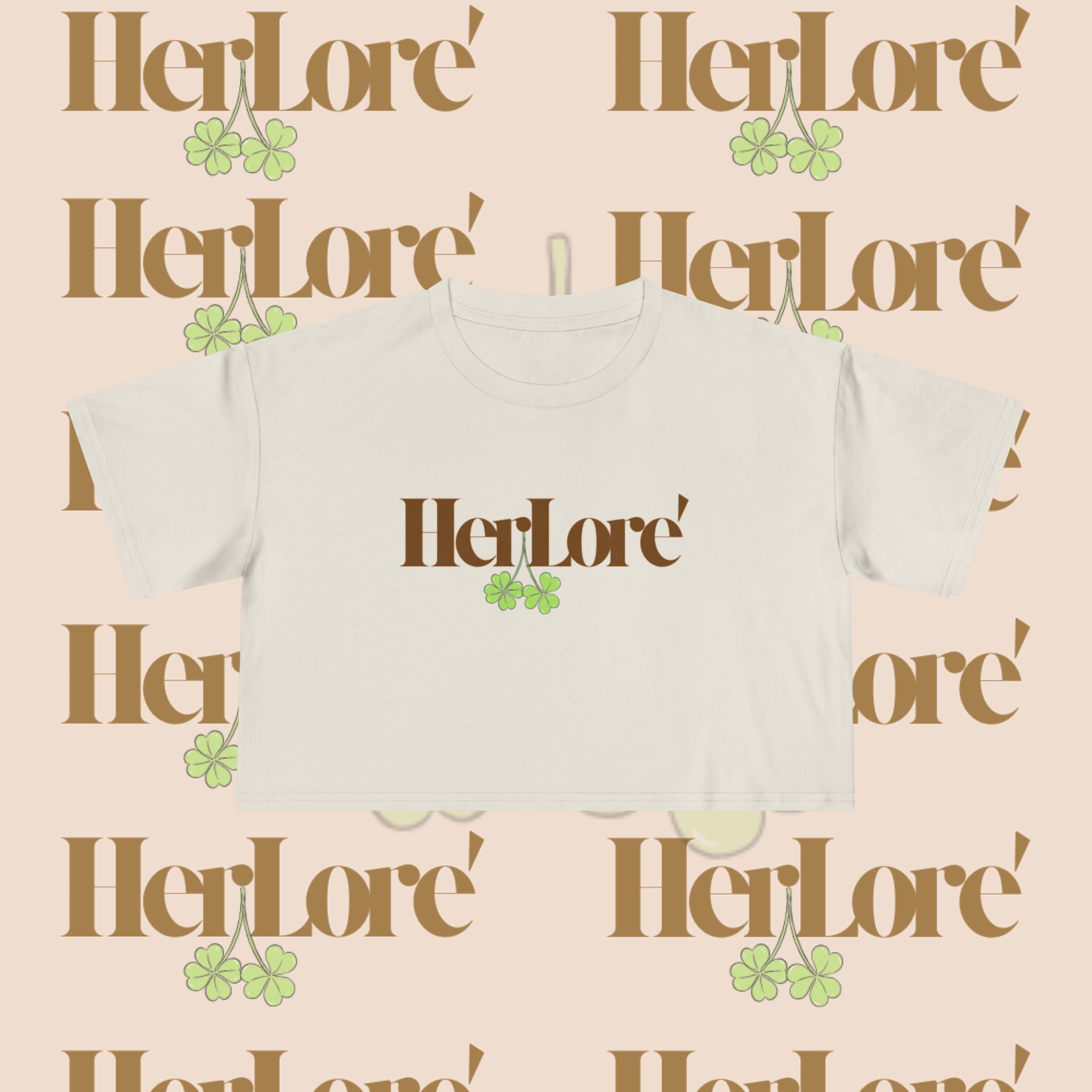 The HerLore' Signature Crop Tee