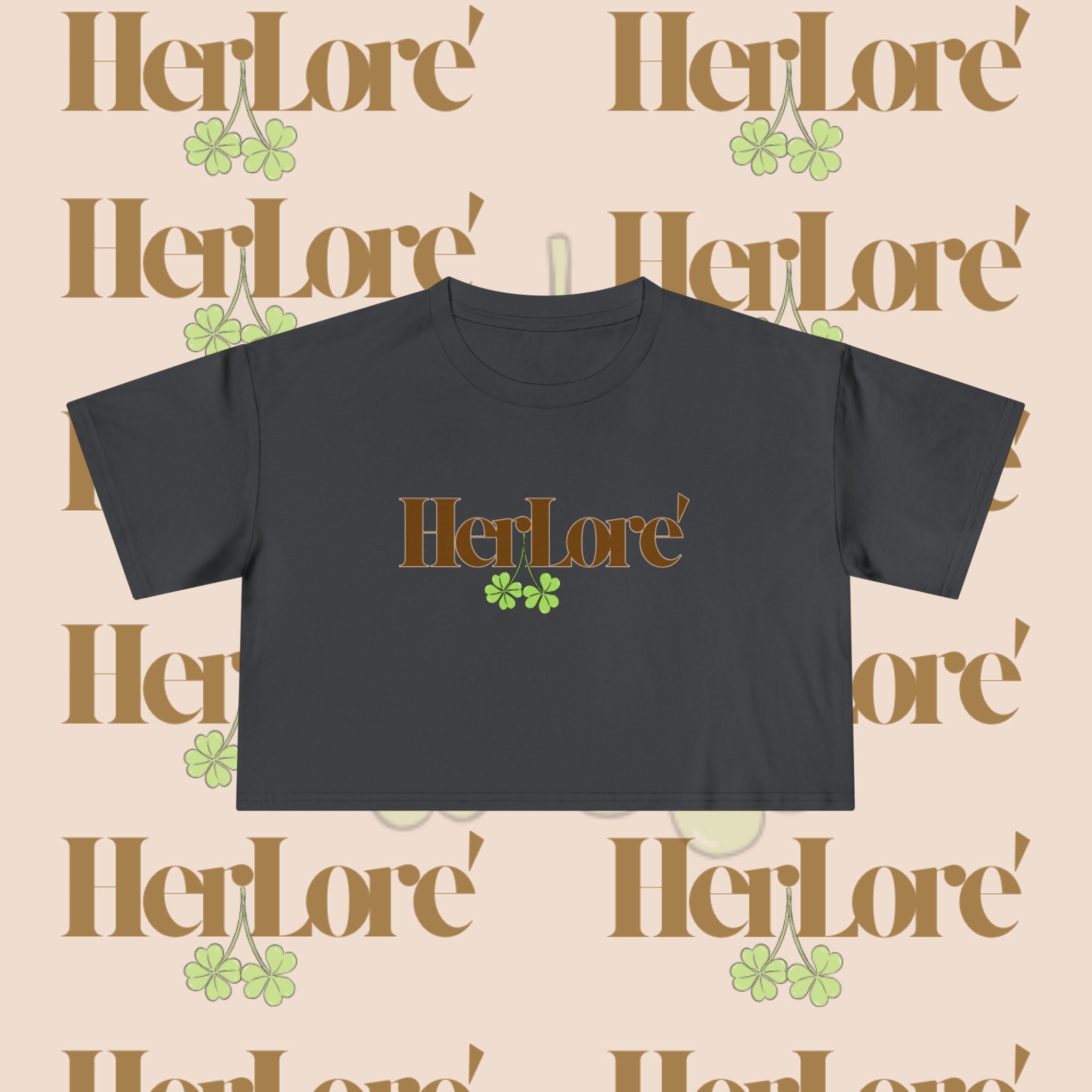 The HerLore' Signature Crop Tee